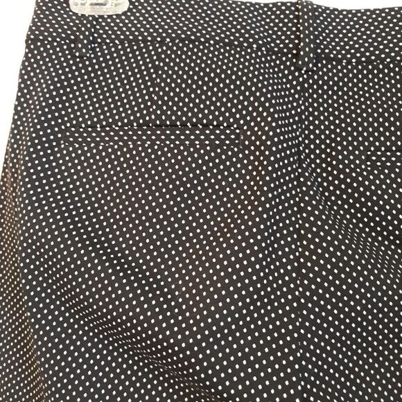 GAP Signature Skinny Ankle Stretch Black White Polka Dot Pants Size 6 LN - Picture 4 of 8